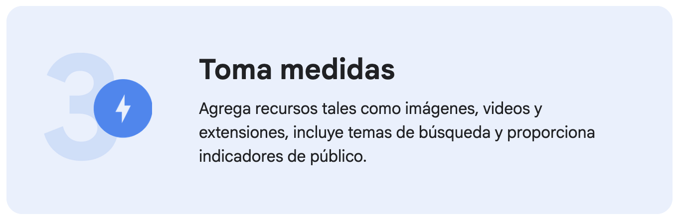 Dysruptia Agencia Digital Miami: Paso 3 de Google Ads - Implementa recursos como imágenes, videos y extensiones de anuncios para maximizar el rendimiento de tus campañas publicitarias